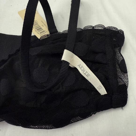 Aerie Intimates & Sleepwear Polka Dot Mesh Lace Removable Straps 32B NWT - Picture 4 of 5